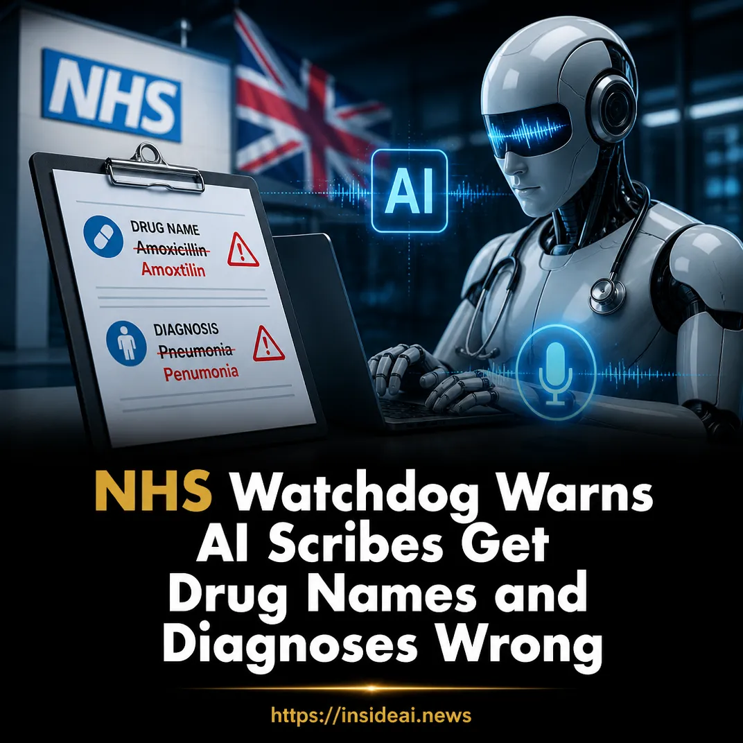 NHS Watchdog Warns AI Scribes Get Drug Names and Diagnoses Wrong