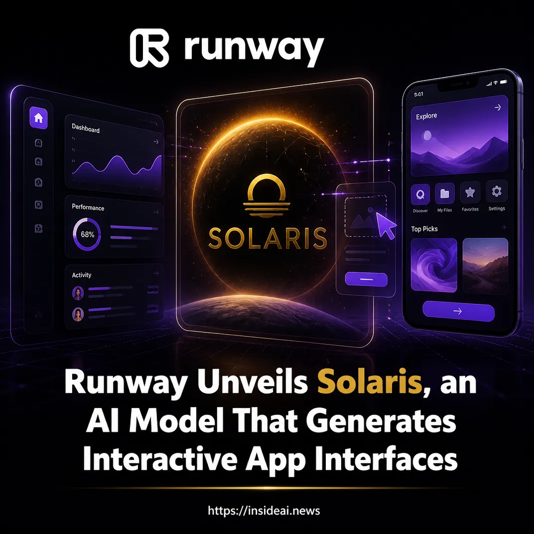 Runway Unveils Solaris, an AI Model That Generates Interactive App Interfaces