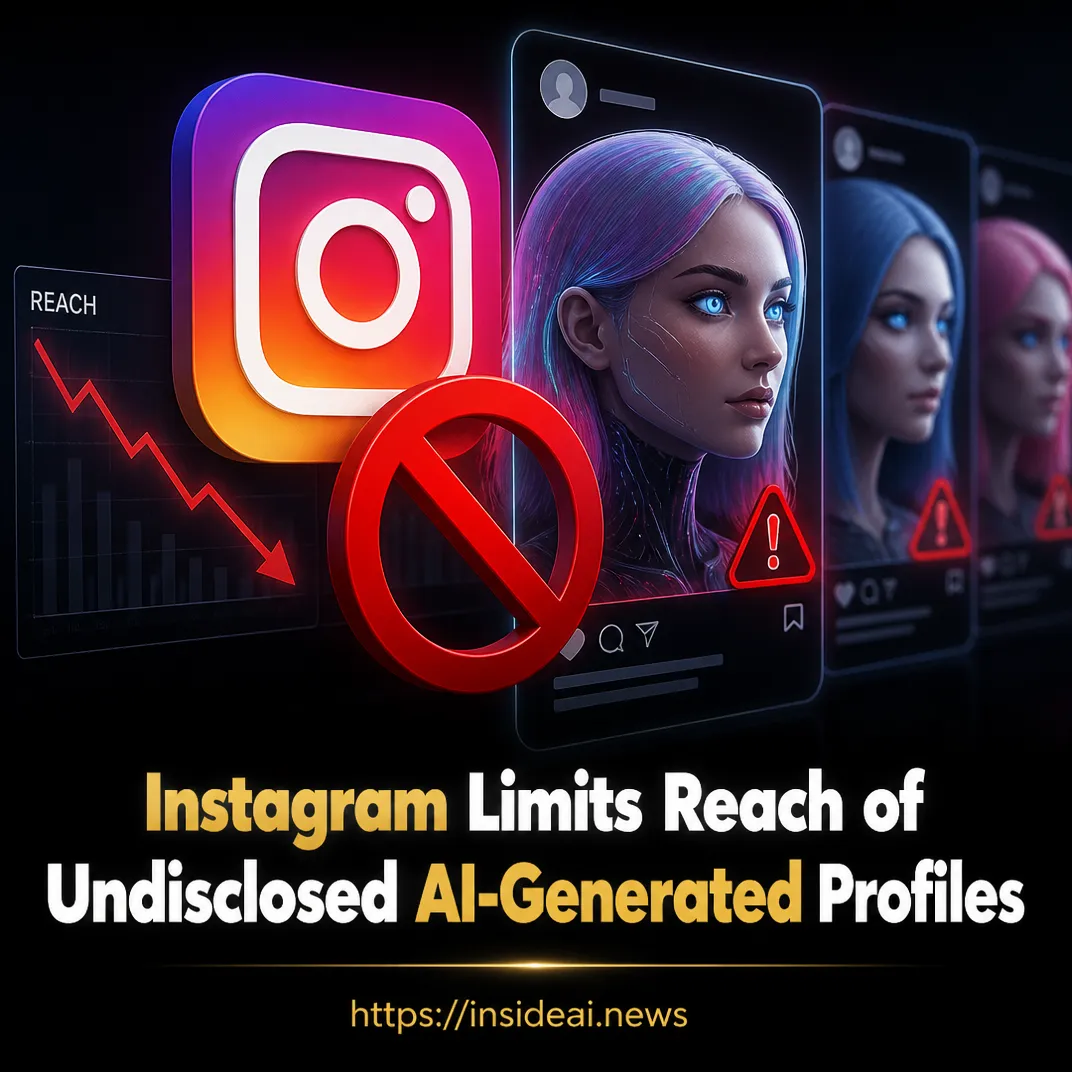 Instagram Limits Reach of Undisclosed AI-Generated Profiles