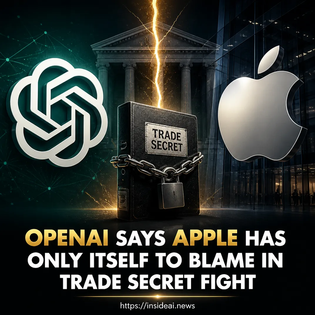 OpenAI Says Apple Has Only Itself to Blame in Trade Secret Fight