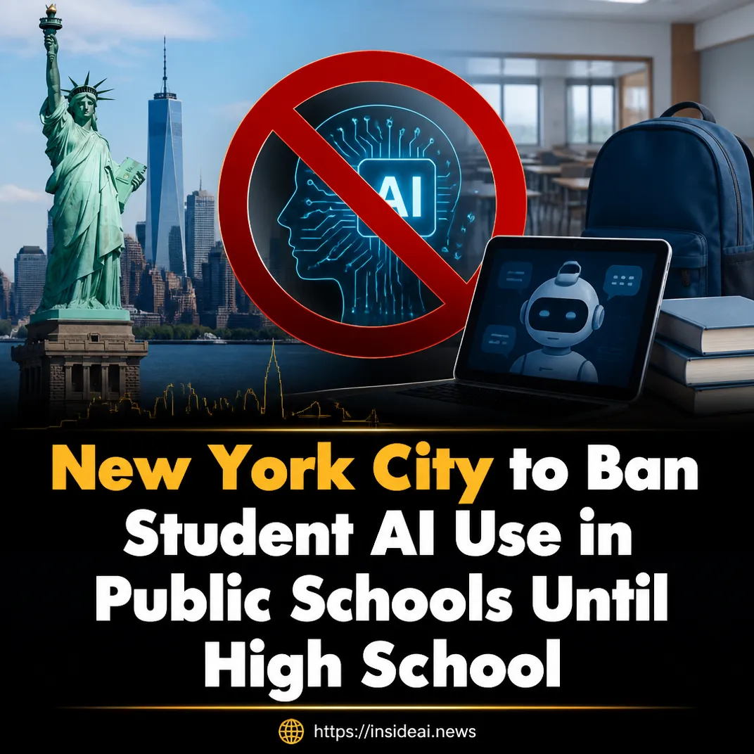 New York City to Ban Student AI Use in Public Schools Until High School