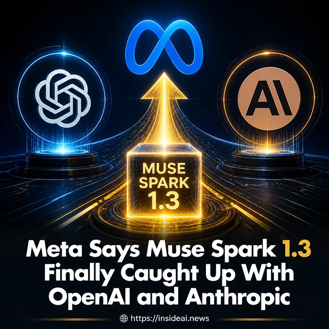 Meta Says Muse Spark 1.3 Finally Caught Up With OpenAI and Anthropic