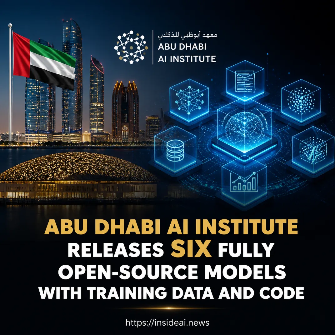 Abu Dhabi AI Institute Releases Six Fully Open-Source Models with Training Data and Code
