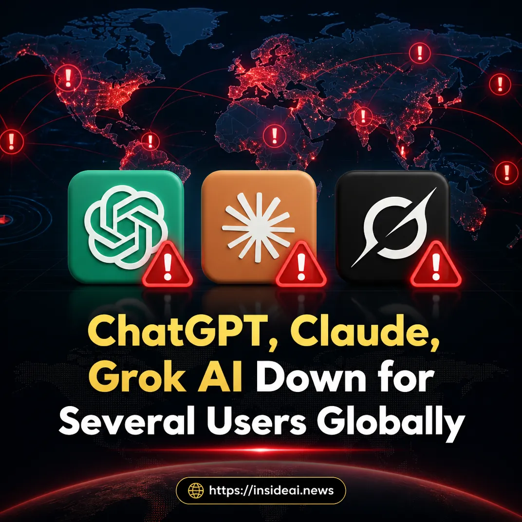 ChatGPT, Claude, Grok AI Down for Several Users Globally