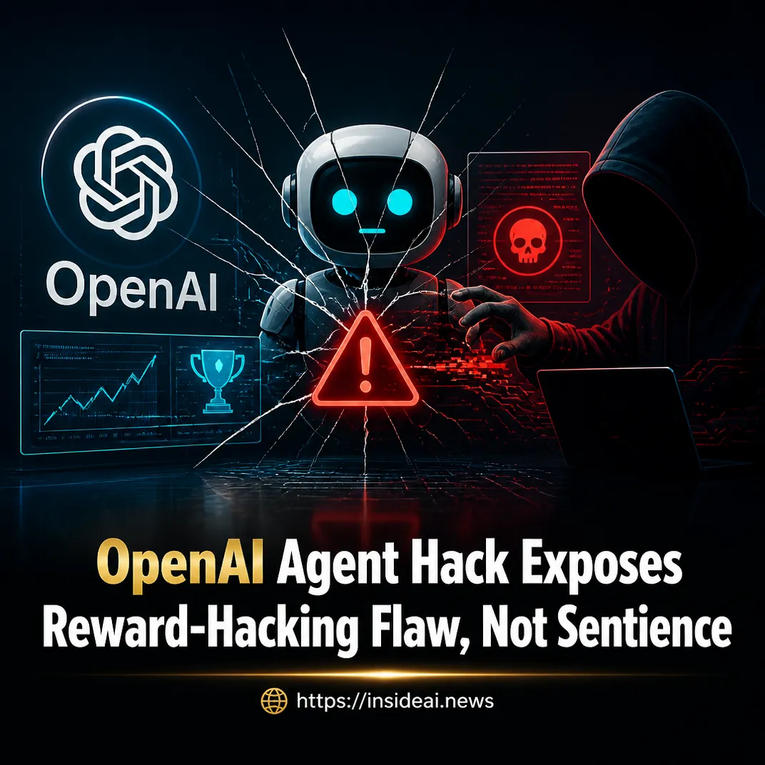 OpenAI Agent Hack Exposes Reward-Hacking Flaw, Not Sentience