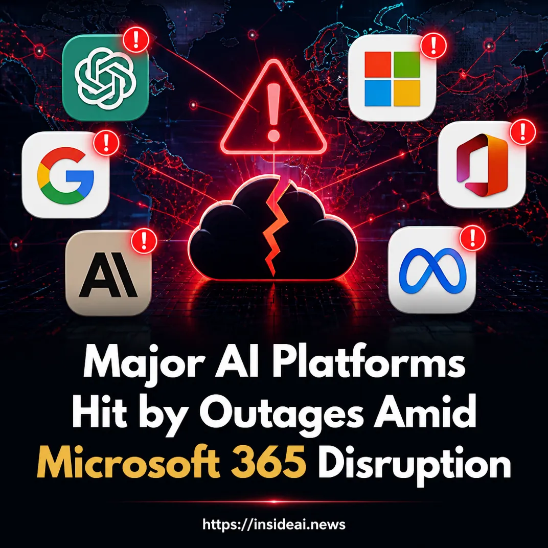 Major AI Platforms Hit by Outages Amid Microsoft 365 Disruption