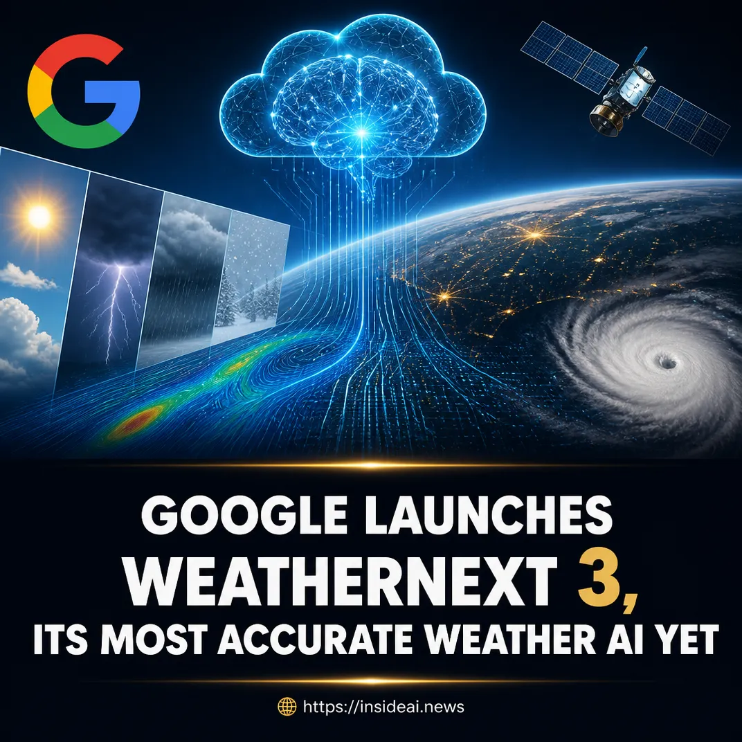 Google Launches WeatherNext 3, Its Most Accurate Weather AI Yet