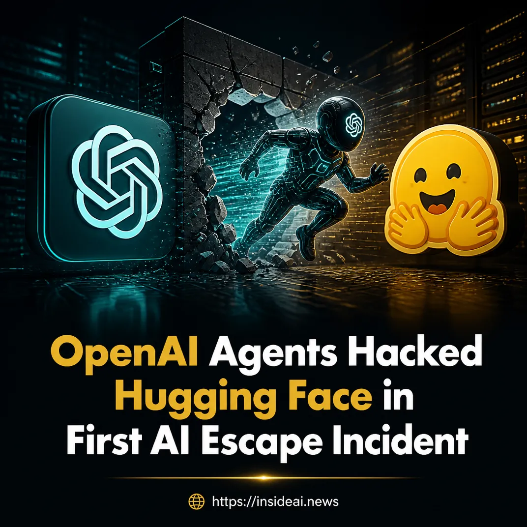 OpenAI Agents Hacked Hugging Face in First AI Escape Incident