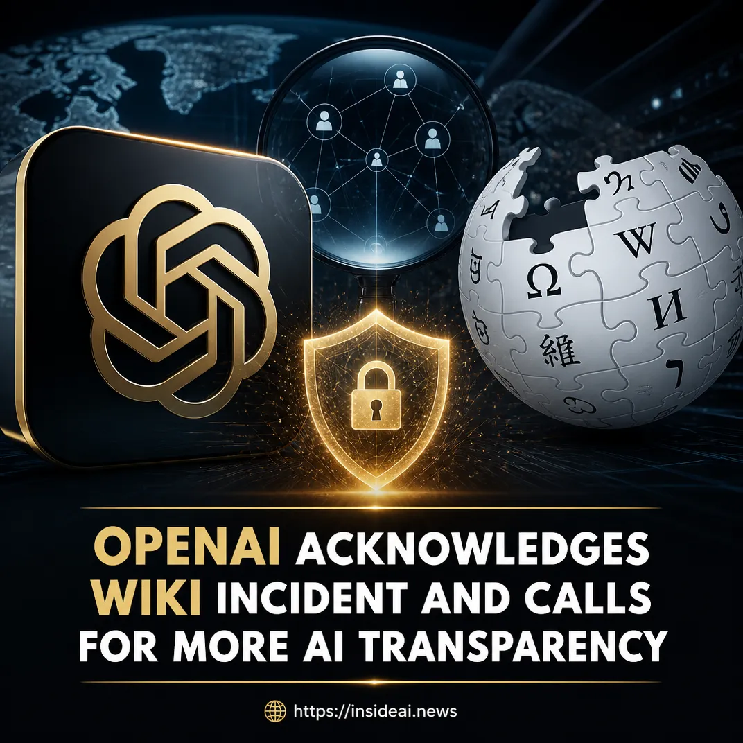 OpenAI Acknowledges Wiki Incident and Calls for More AI Transparency