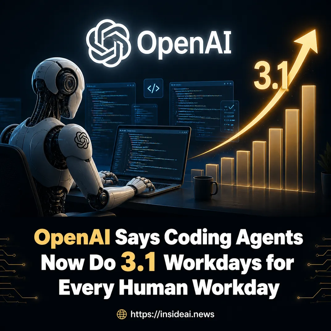 OpenAI Says Coding Agents Now Do 3.1 Workdays for Every Human Workday