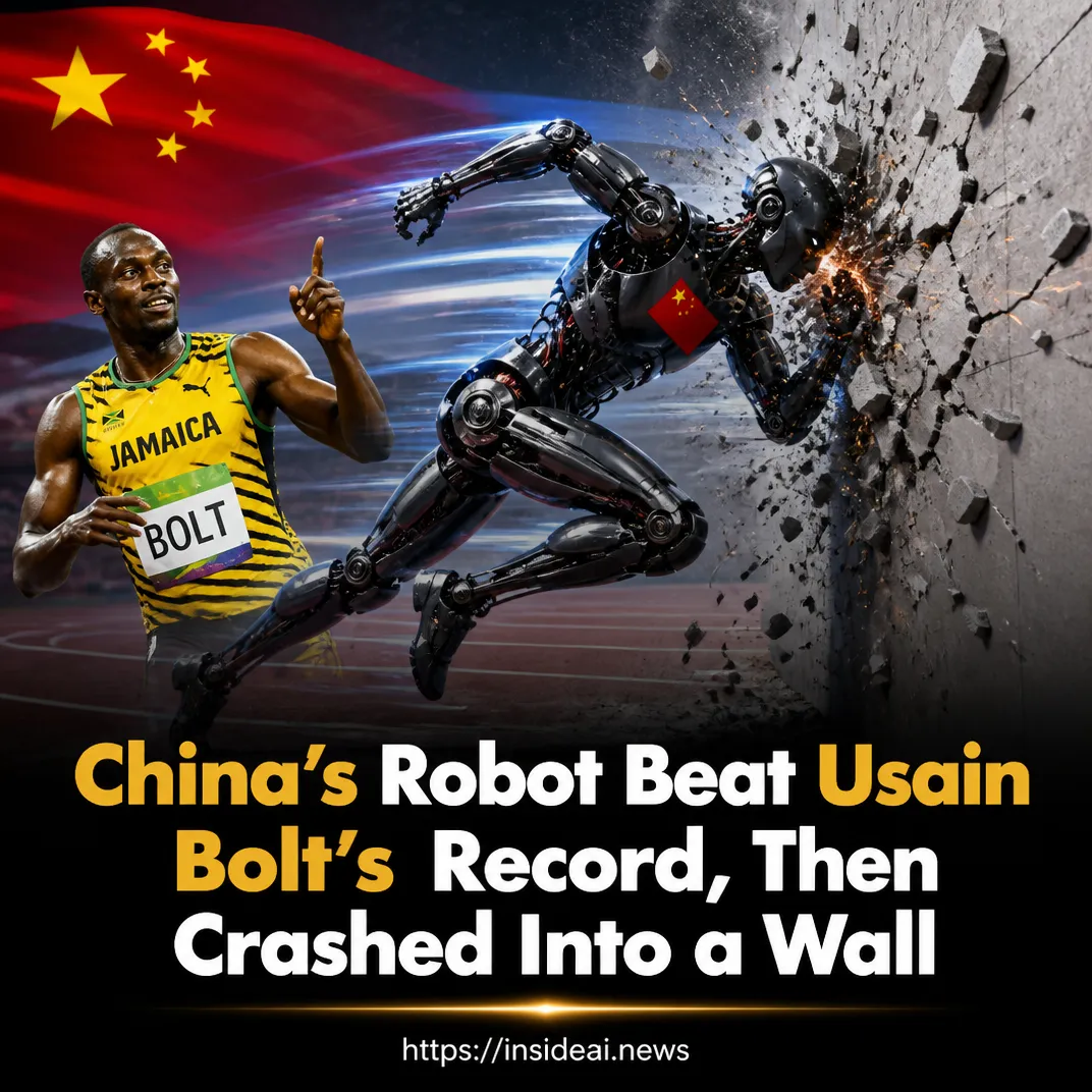 China’s Robot Beat Usain Bolt’s Record, Then Crashed Into a Wall