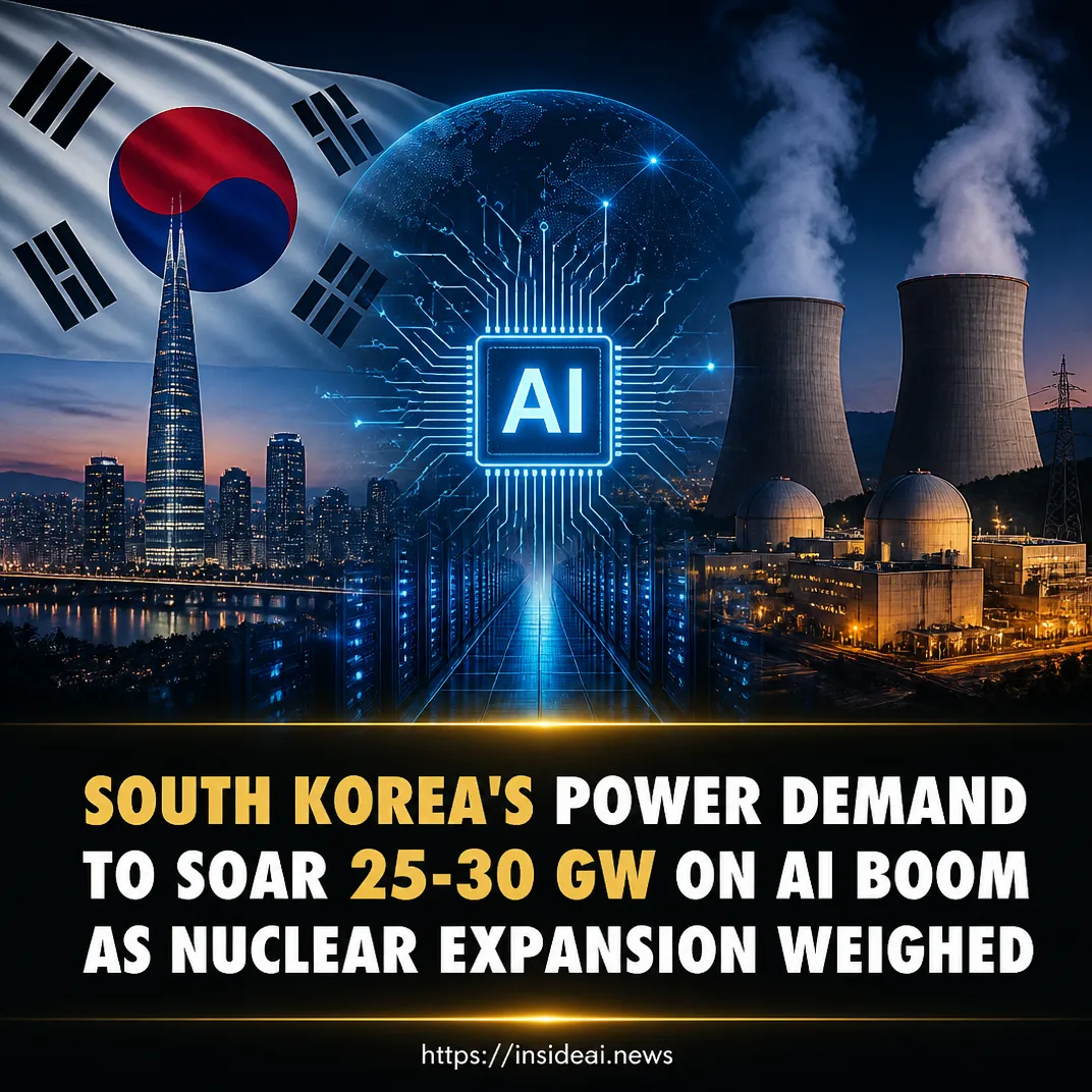 South Korea’s Power Demand to Soar 25-30 GW on AI Boom as Nuclear Expansion Weighed