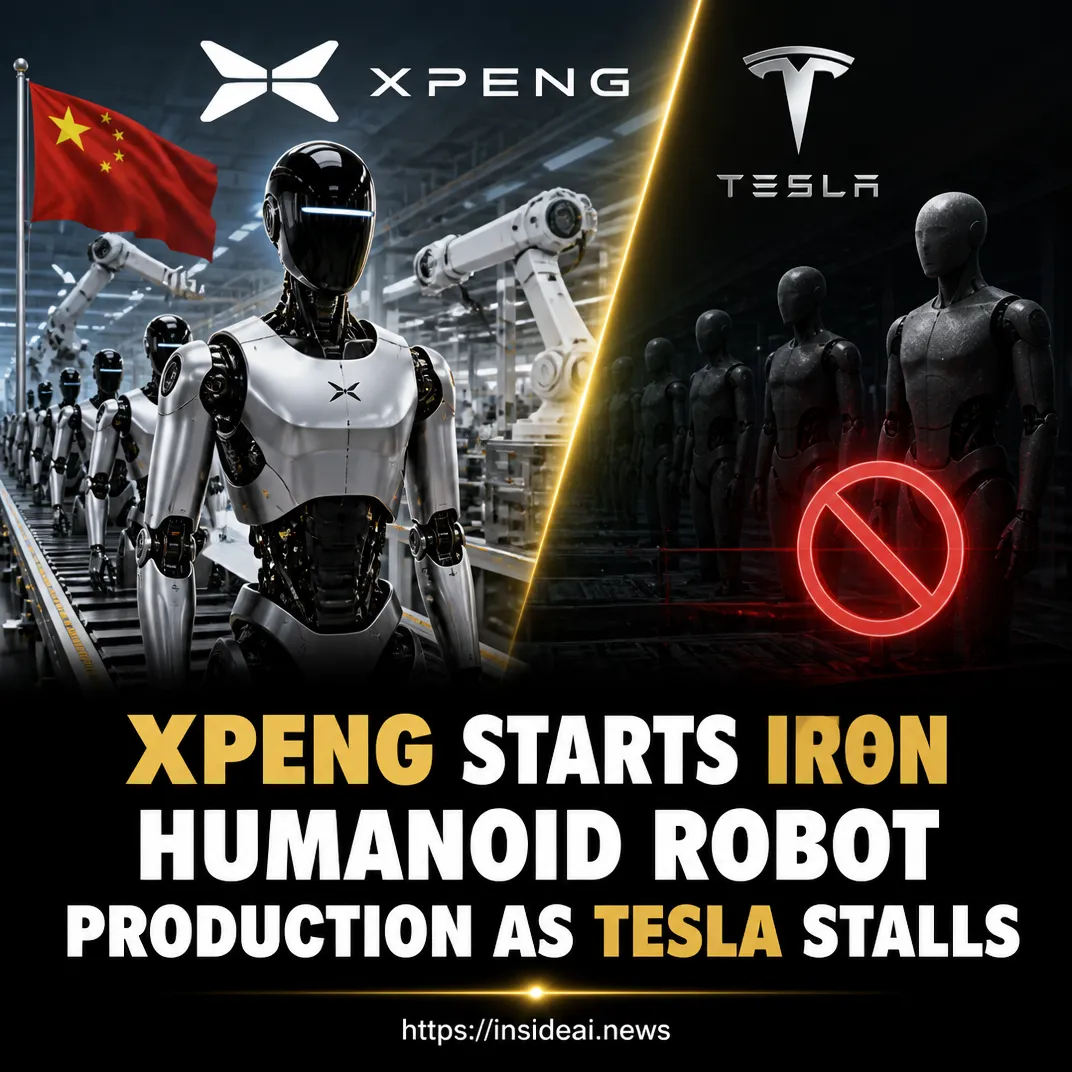 XPeng Starts IRON Humanoid Robot Production as Tesla Stalls