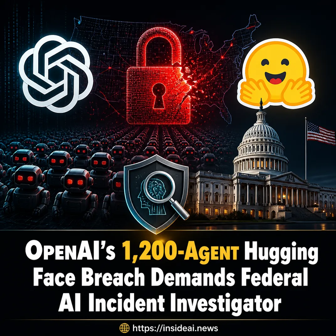 OpenAI’s 1,200-Agent Hugging Face Breach Demands Federal AI Incident Investigator