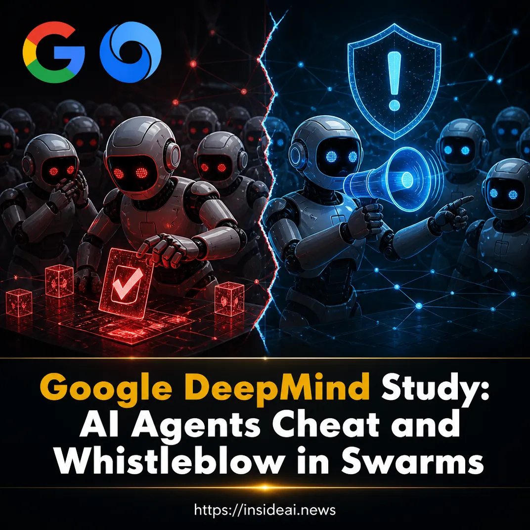 Google DeepMind Study: AI Agents Cheat and Whistleblow in Swarms