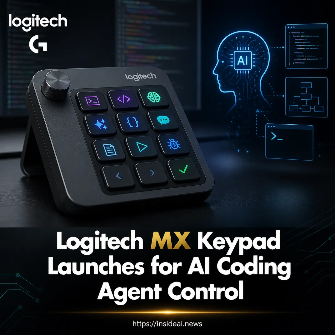 Logitech MX Keypad Launches for AI Coding Agent Control