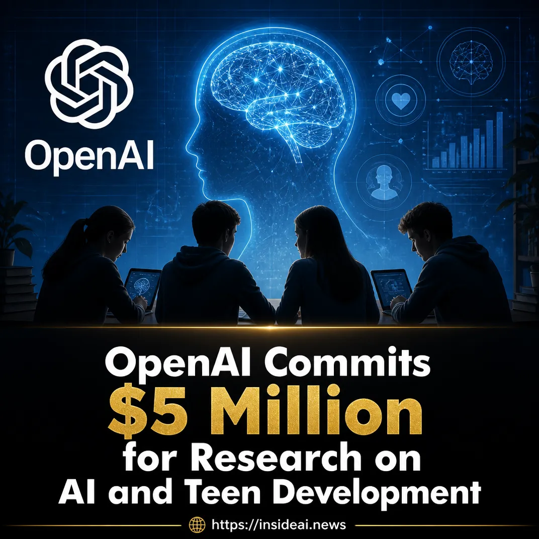OpenAI Commits $5 Million for Research on AI and Teen Development