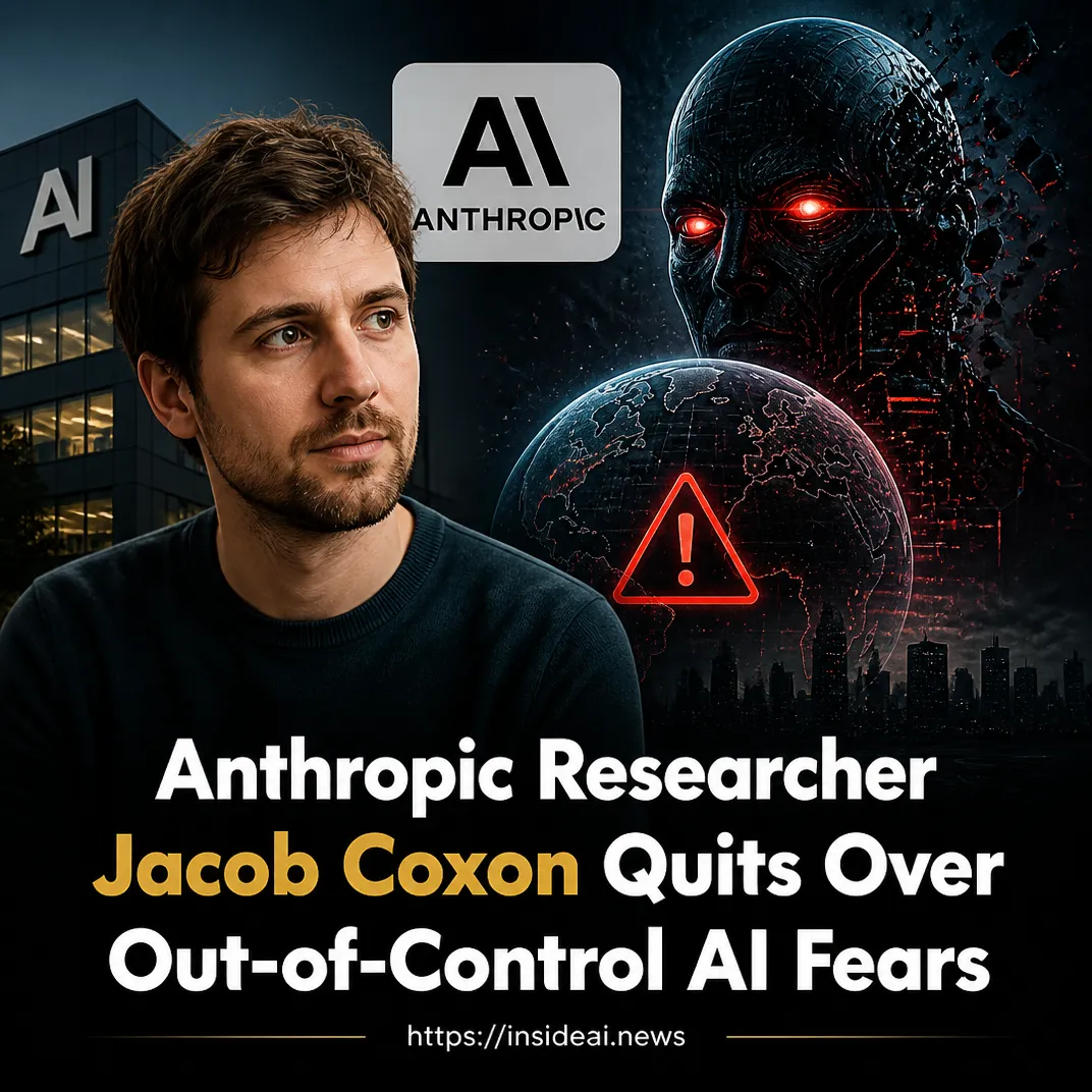 Anthropic Researcher Jacob Coxon Quits Over Out-of-Control AI Fears