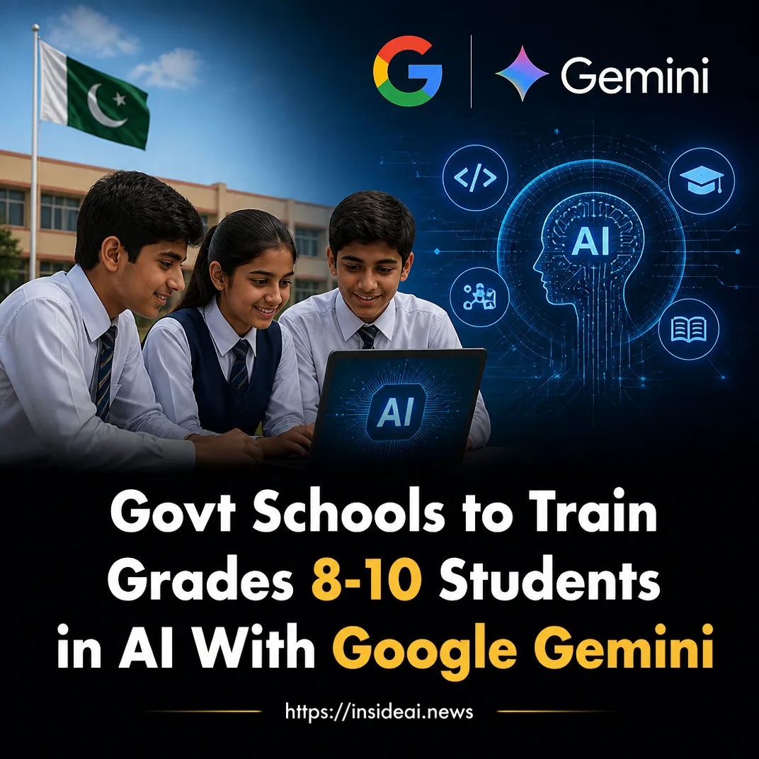 Govt Schools to Train Grades 8-10 Students in AI With Google Gemini