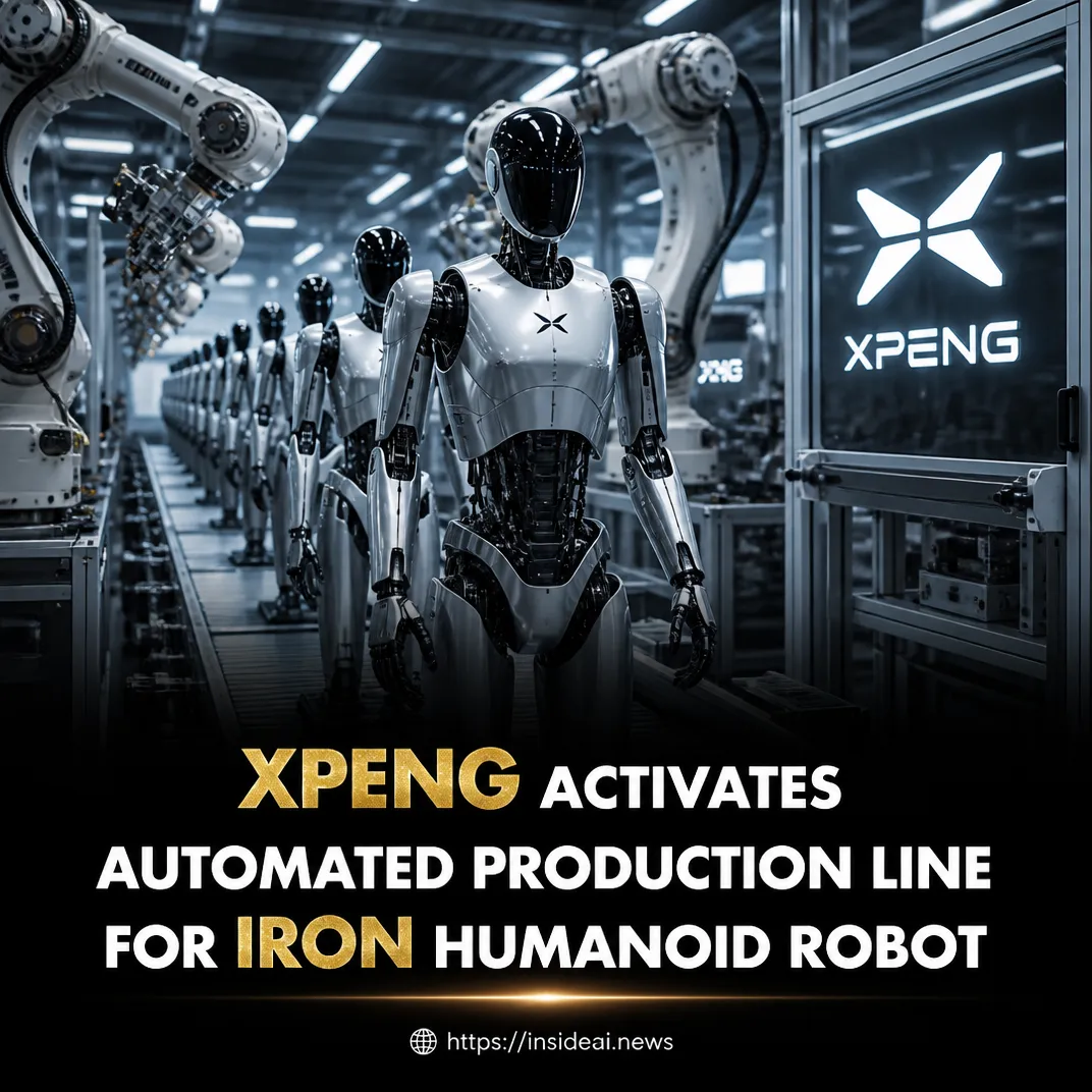 XPeng Activates Automated Production Line for IRON Humanoid Robot