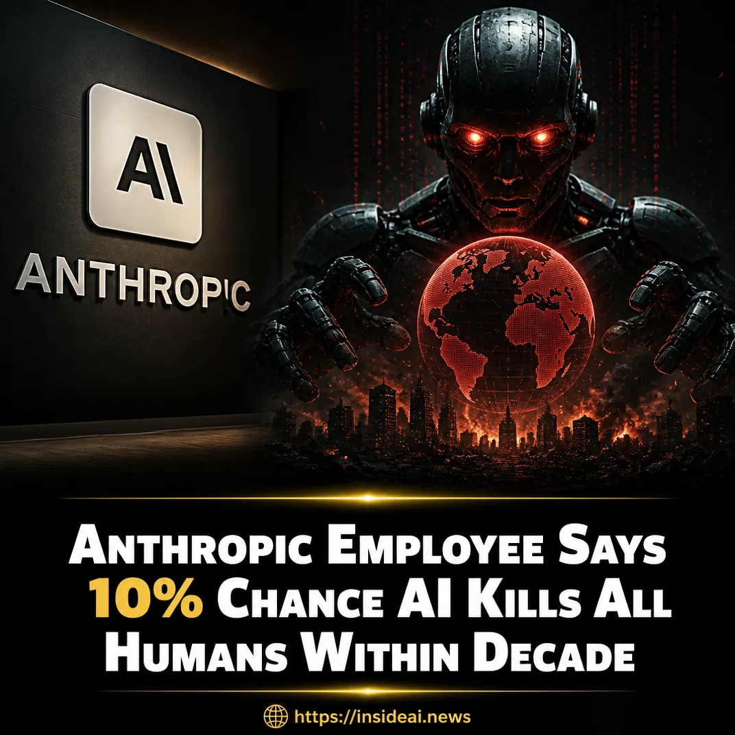 Anthropic Employee Says 10% Chance AI Kills All Humans Within Decade