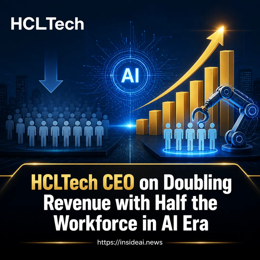 HCLTech CEO on Doubling Revenue with Half the Workforce in AI Era