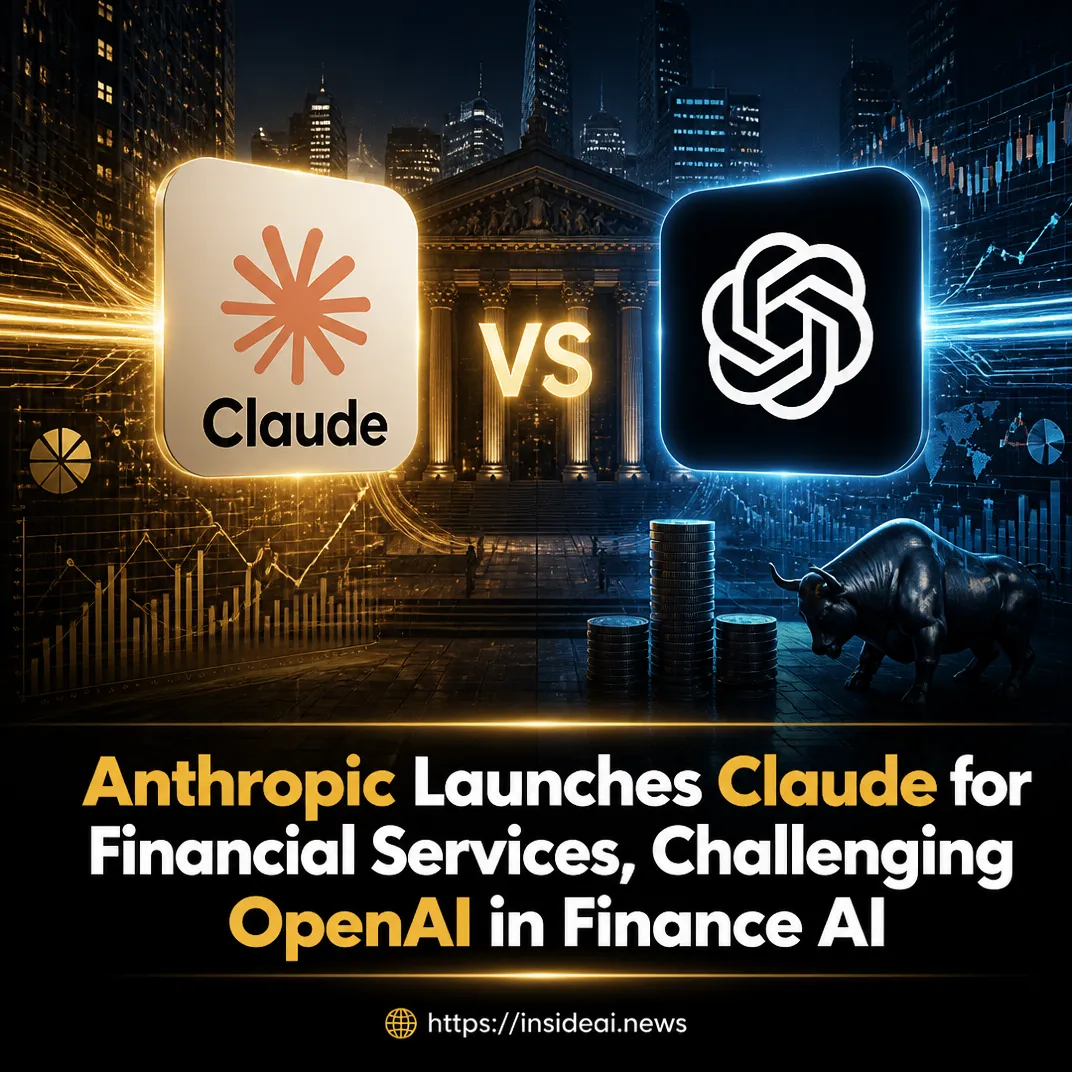 Anthropic Launches Claude for Financial Services, Challenging OpenAI in Finance AI