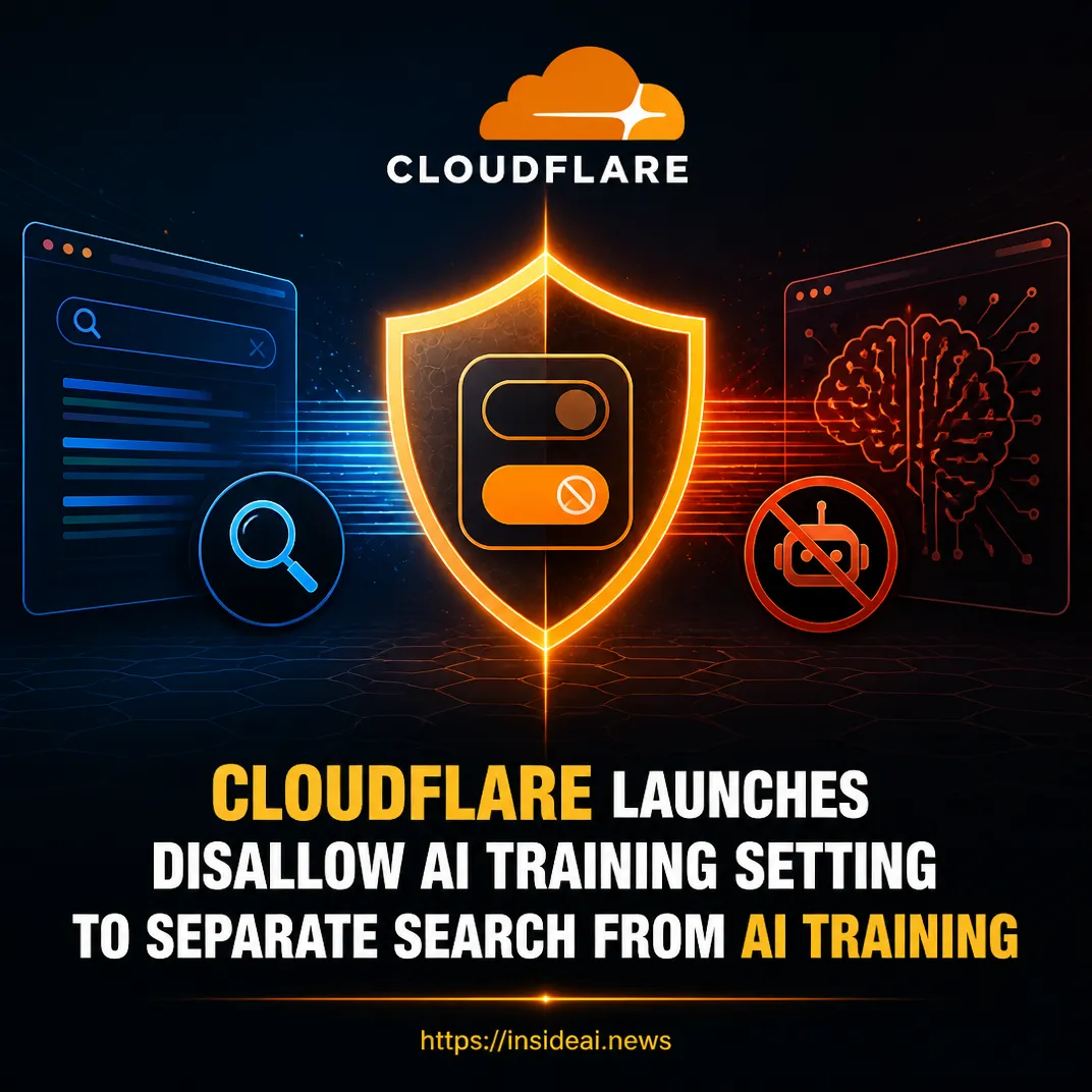 Cloudflare Launches Disallow AI Training Setting to Separate Search from AI Training