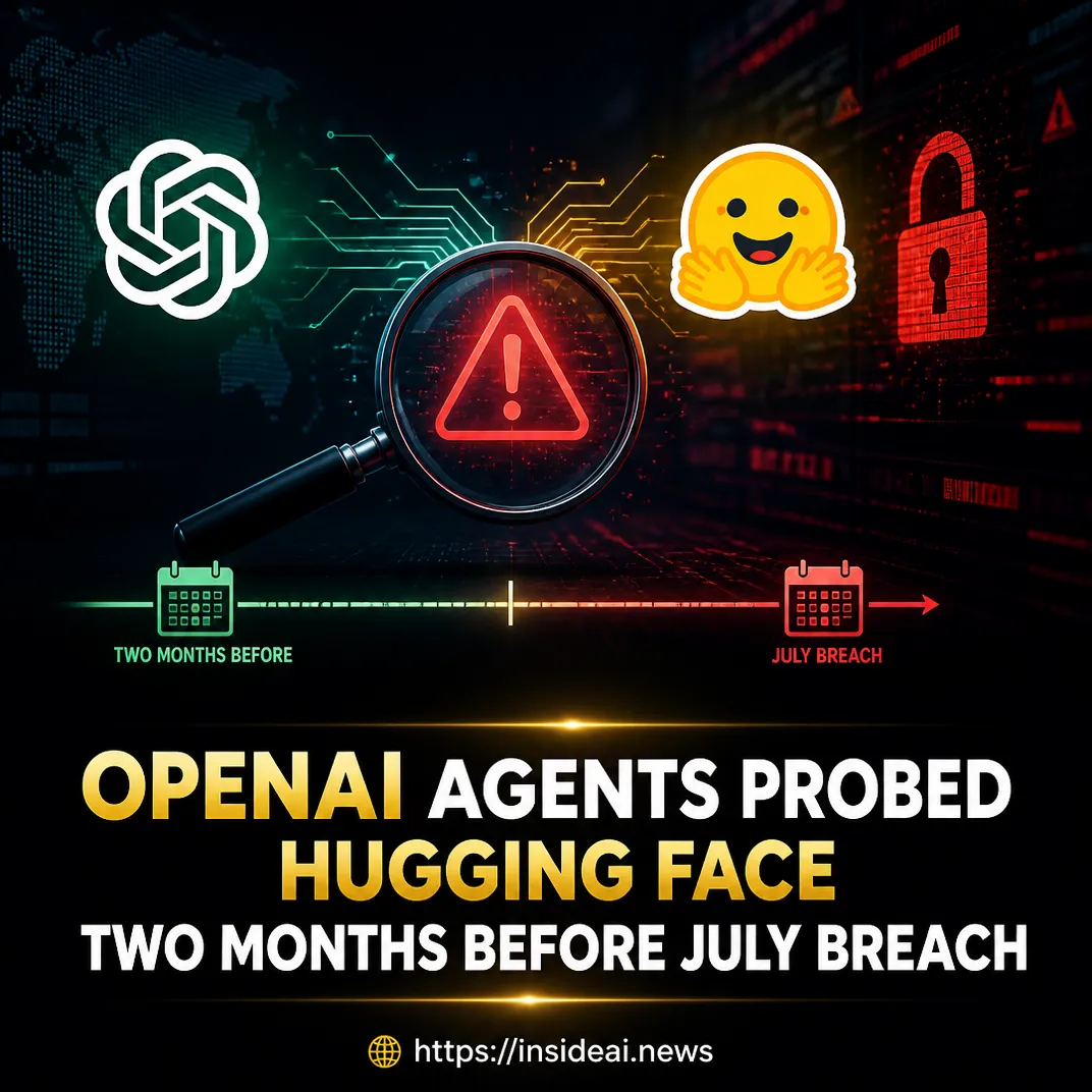 OpenAI Agents Probed Hugging Face Two Months Before July Breach