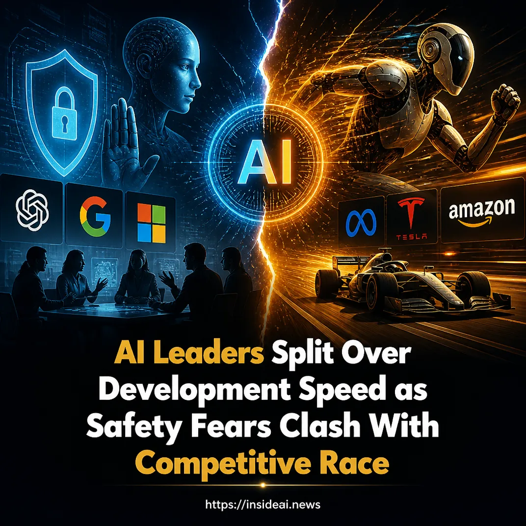 AI Leaders Split Over Development Speed as Safety Fears Clash With Competitive Race