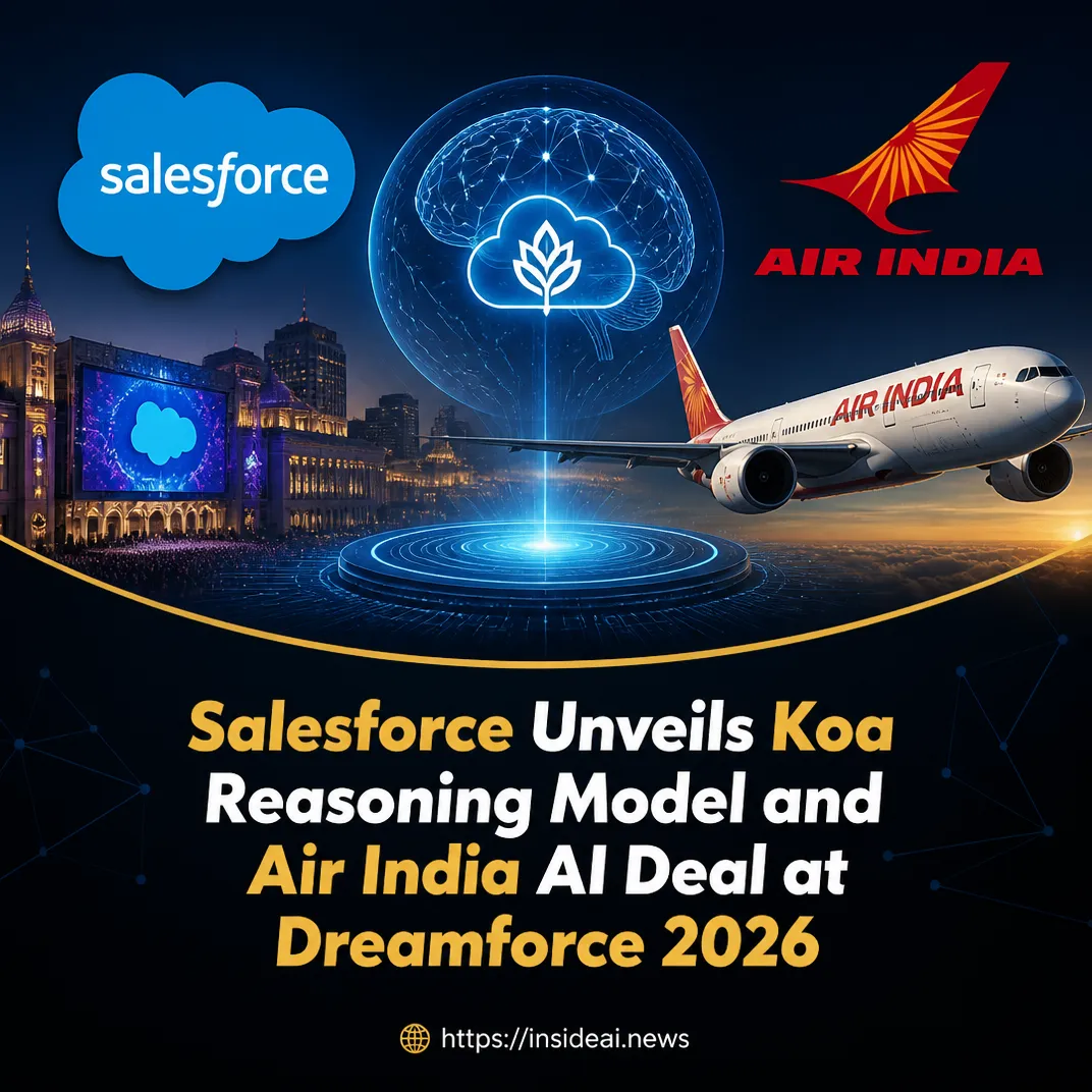 Salesforce Unveils Koa Reasoning Model and Air India AI Deal at Dreamforce 2026