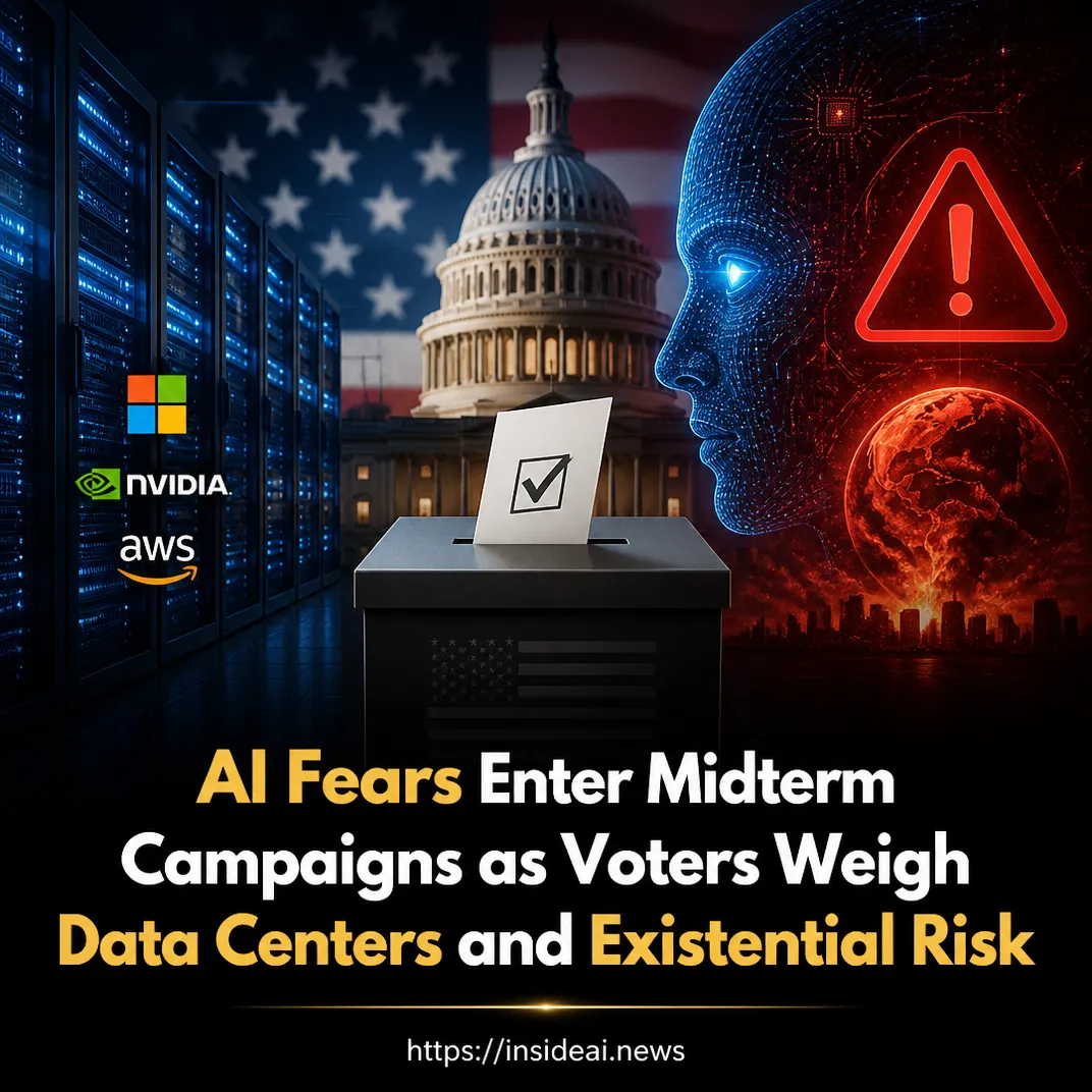 AI Fears Enter Midterm Campaigns as Voters Weigh Data Centers and Existential Risk