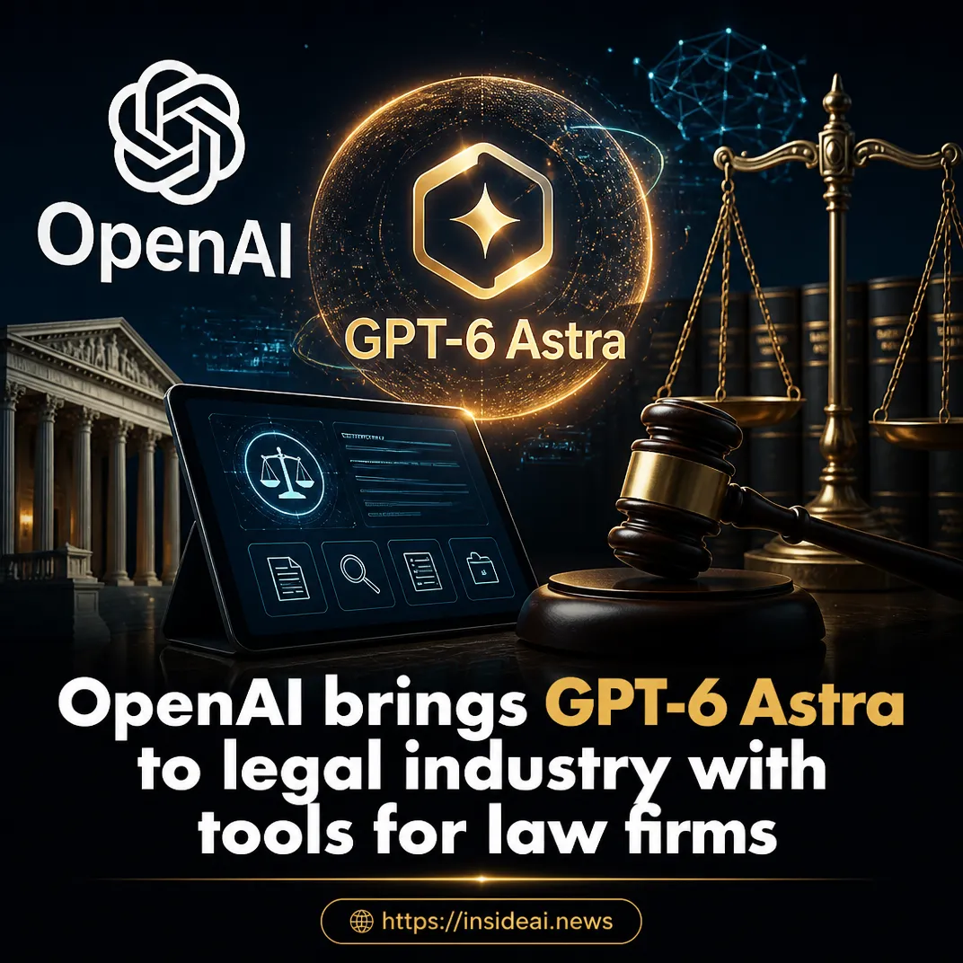 OpenAI brings GPT-6 Astra to legal industry with tools for law firms