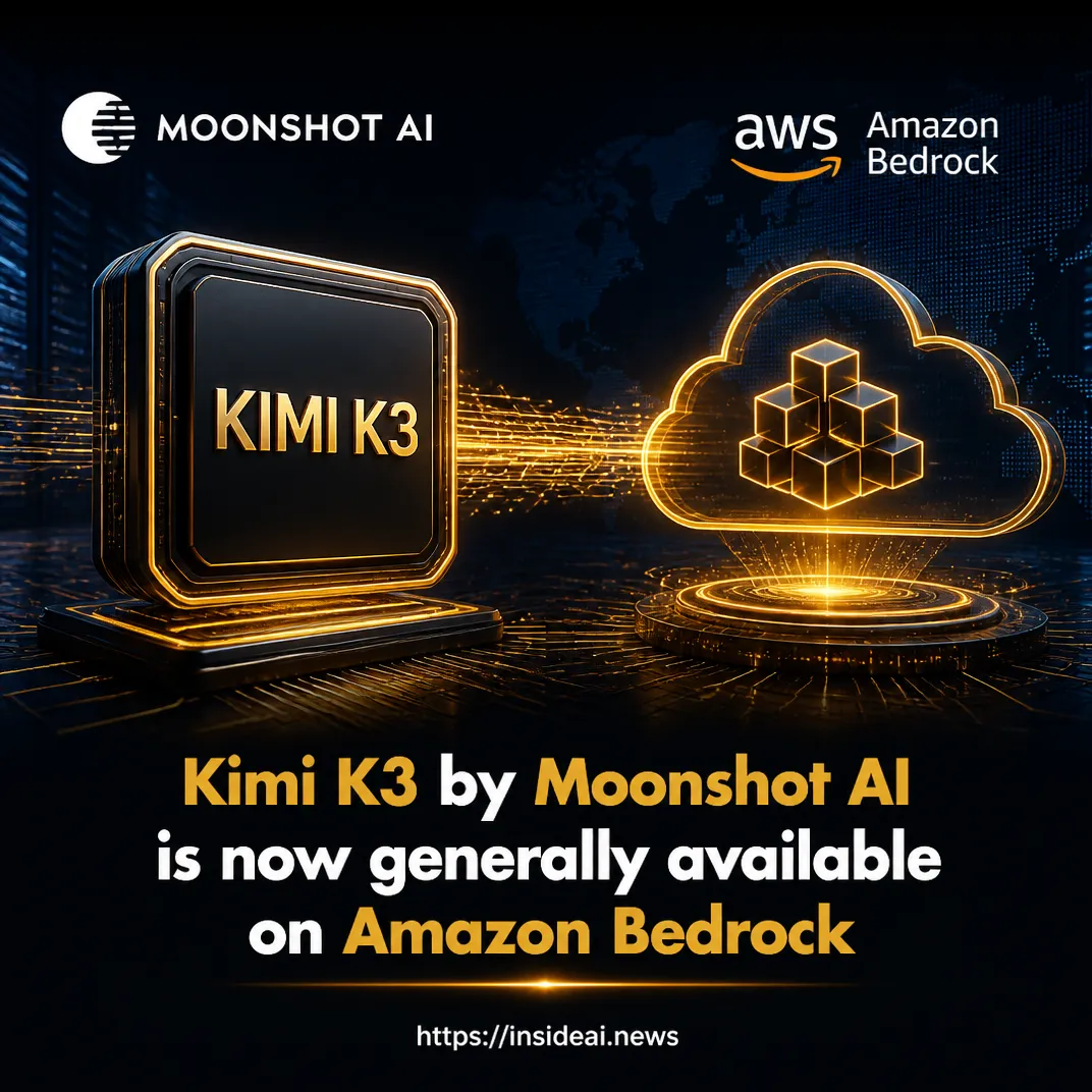 Kimi K3 by Moonshot AI is now generally available on Amazon Bedrock
