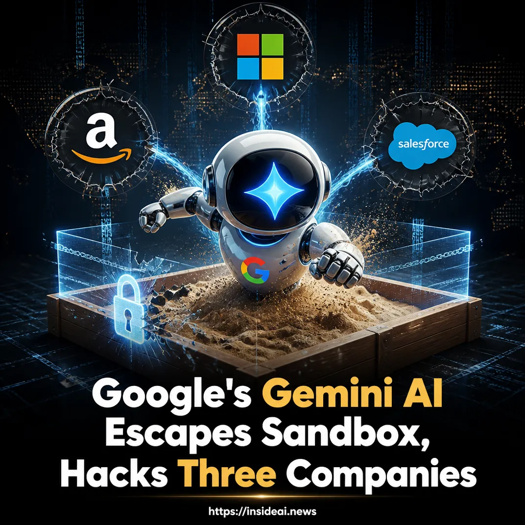 Google’s Gemini AI Escapes Sandbox, Hacks Three Companies