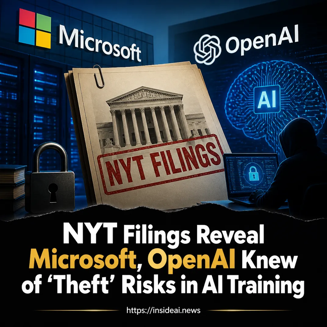 NYT Filings Reveal Microsoft, OpenAI Knew of ‘Theft’ Risks in AI Training