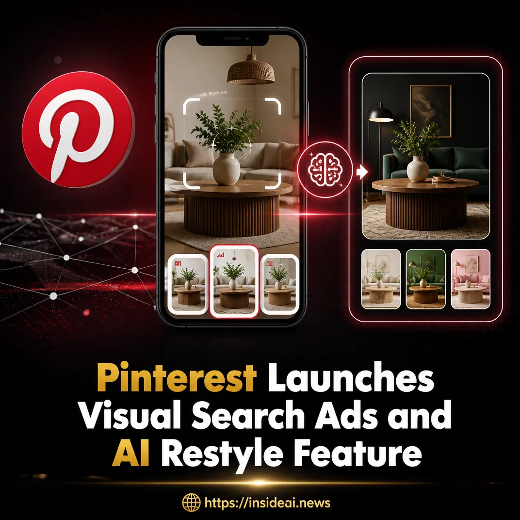 Pinterest Launches Visual Search Ads and AI Restyle Feature