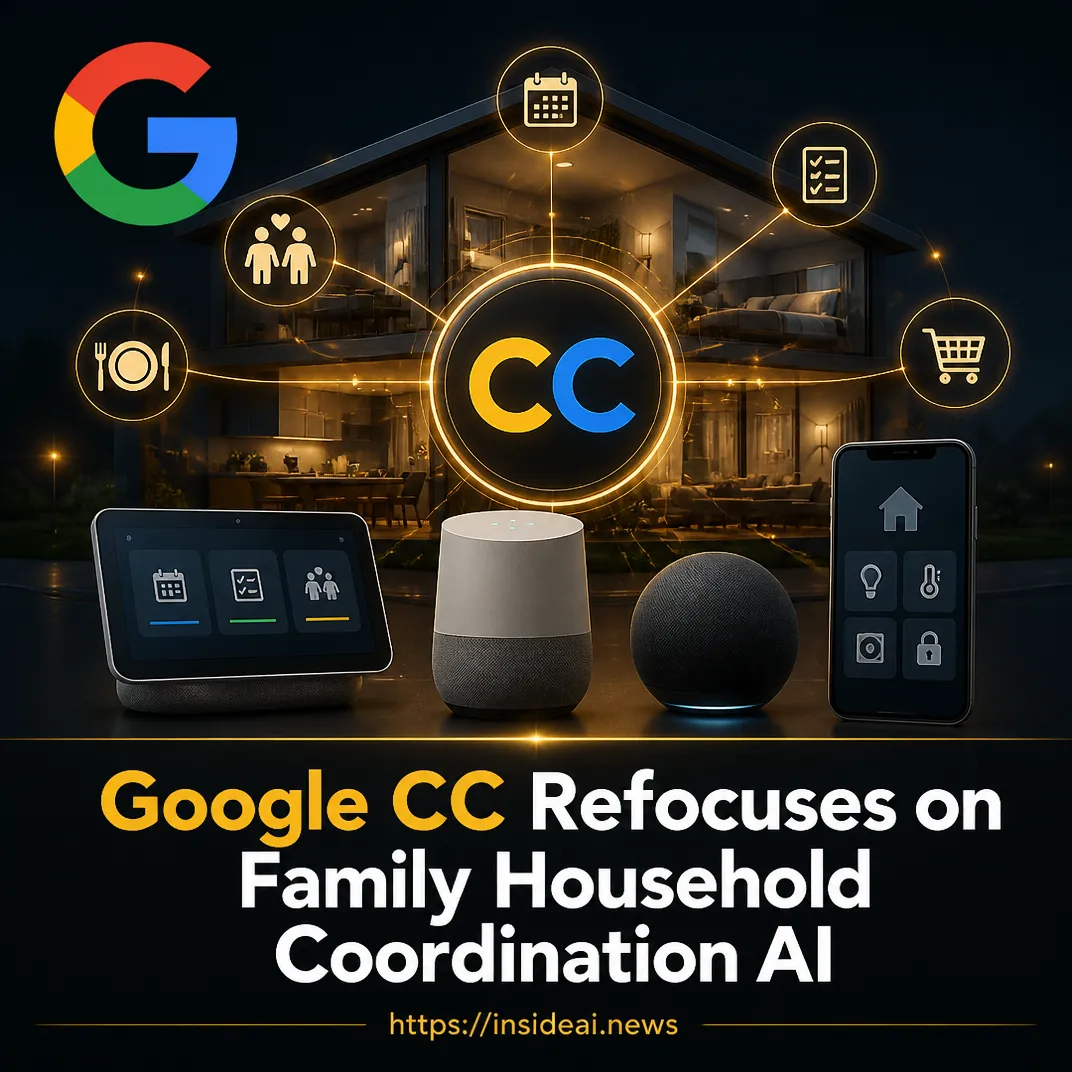 Google CC Refocuses on Family Household Coordination AI