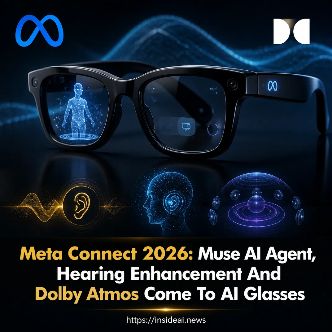 Meta Connect 2026: Muse AI Agent, Hearing Enhancement And Dolby Atmos ...