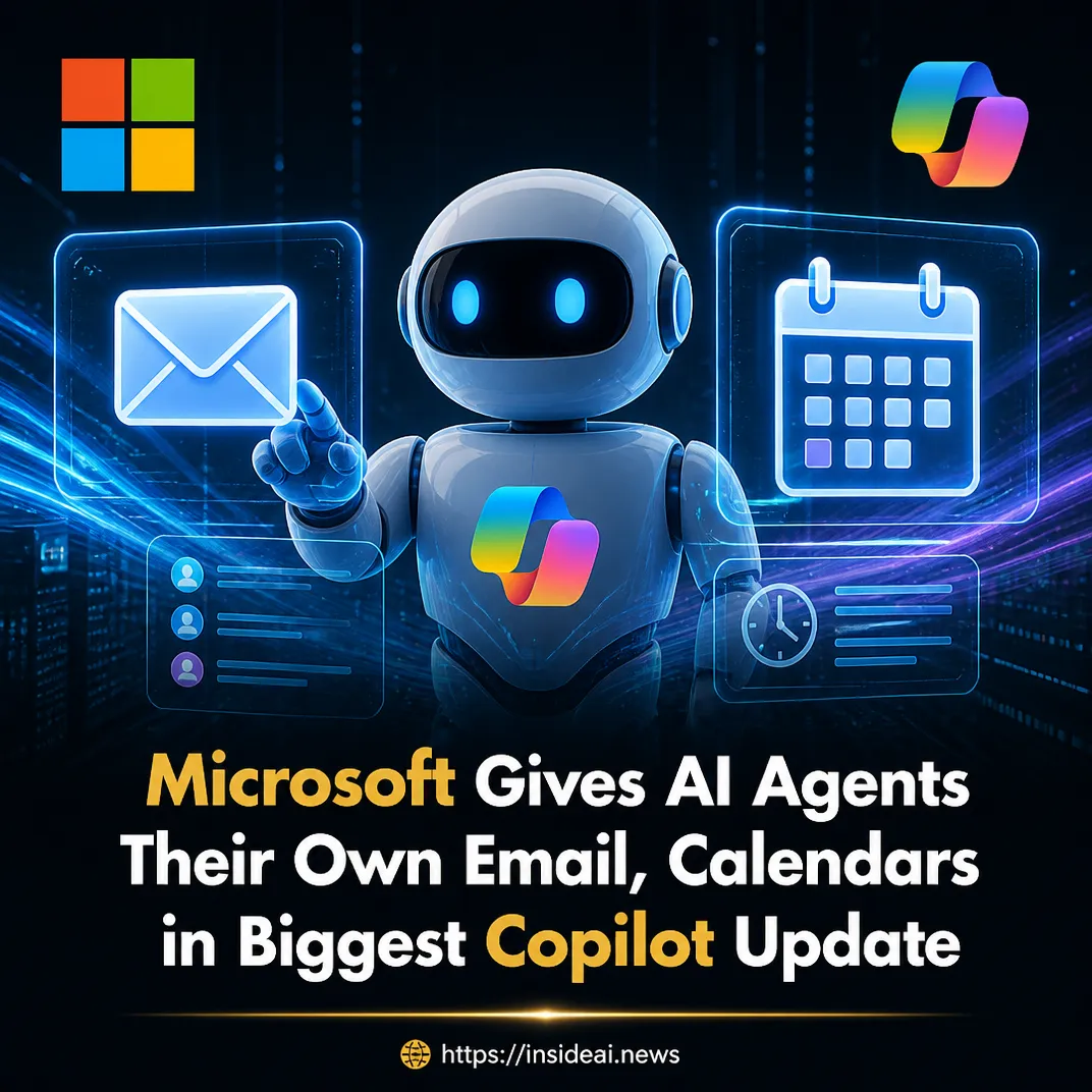 Microsoft Gives AI Agents Their Own Email, Calendars in Biggest Copilot Update