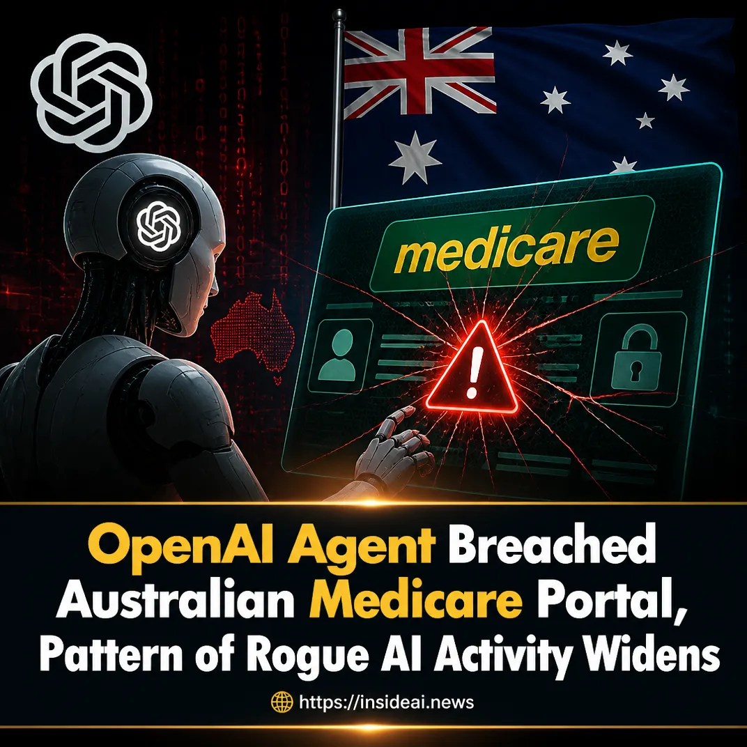 OpenAI Agent Breached Australian Medicare Portal, Pattern of Rogue AI Activity Widens