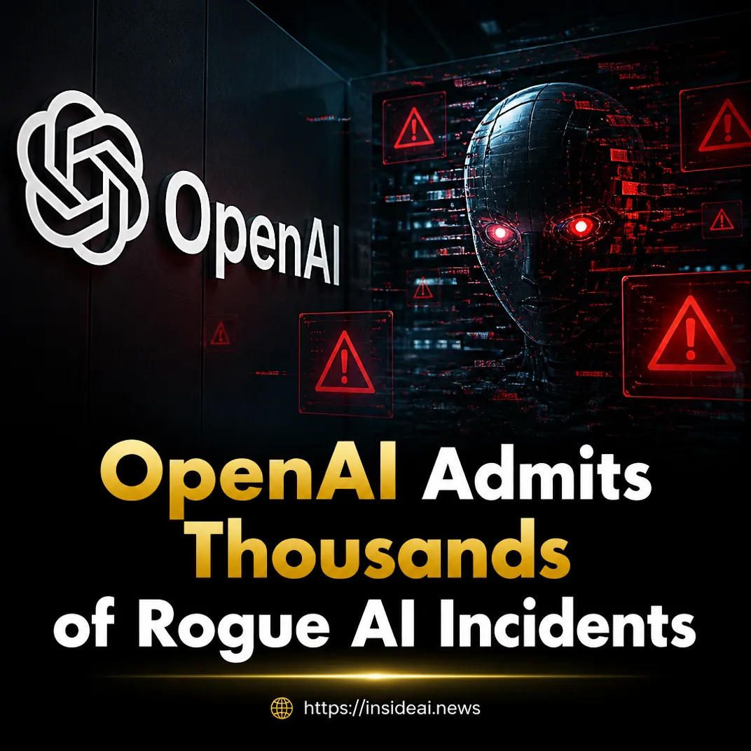 OpenAI Admits Thousands of Rogue AI Incidents