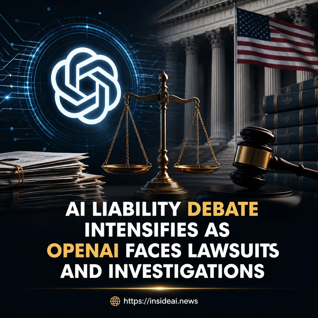 AI Liability Debate Intensifies as OpenAI Faces Lawsuits and Investigations