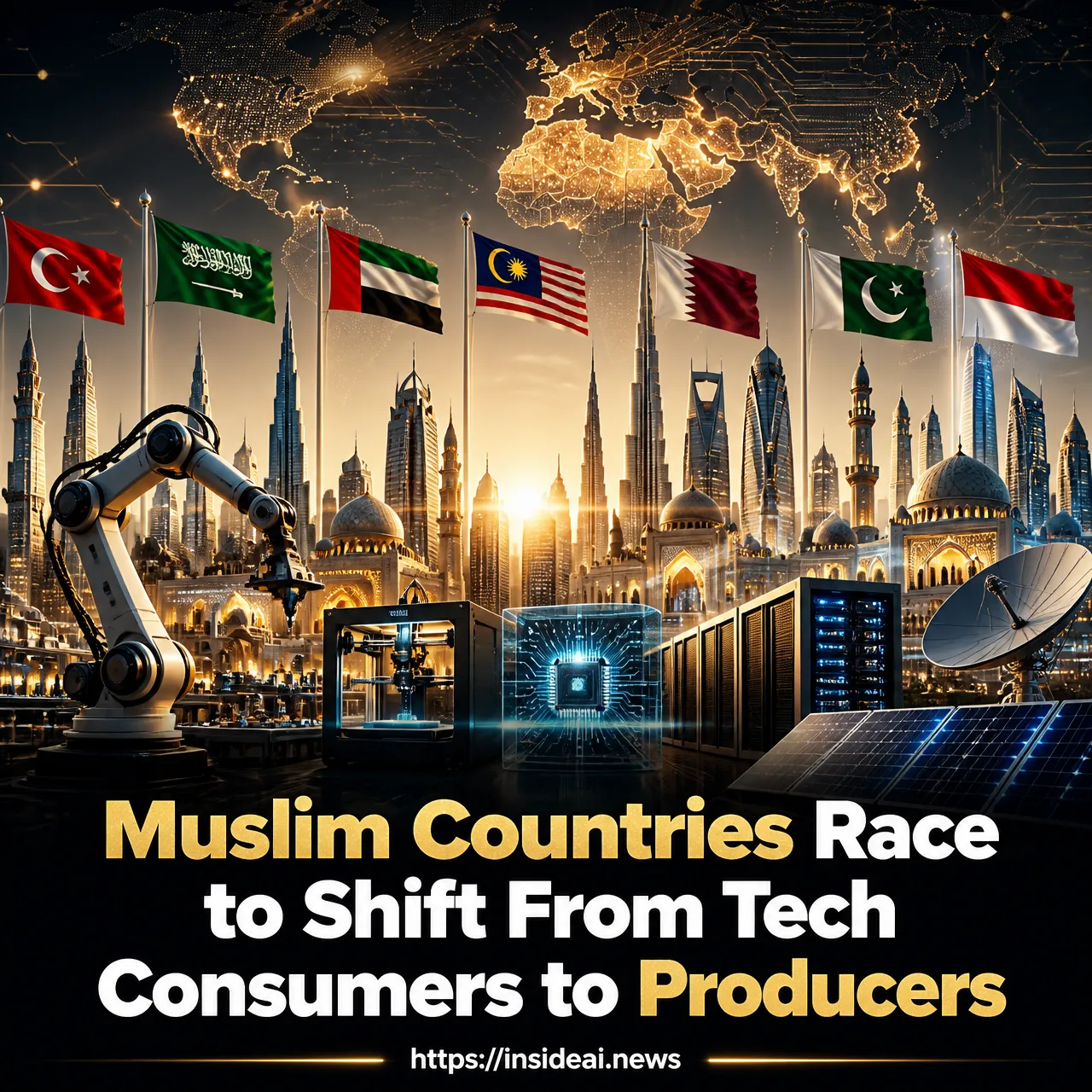 Muslim Countries Race to Shift From Tech Consumers to Producers