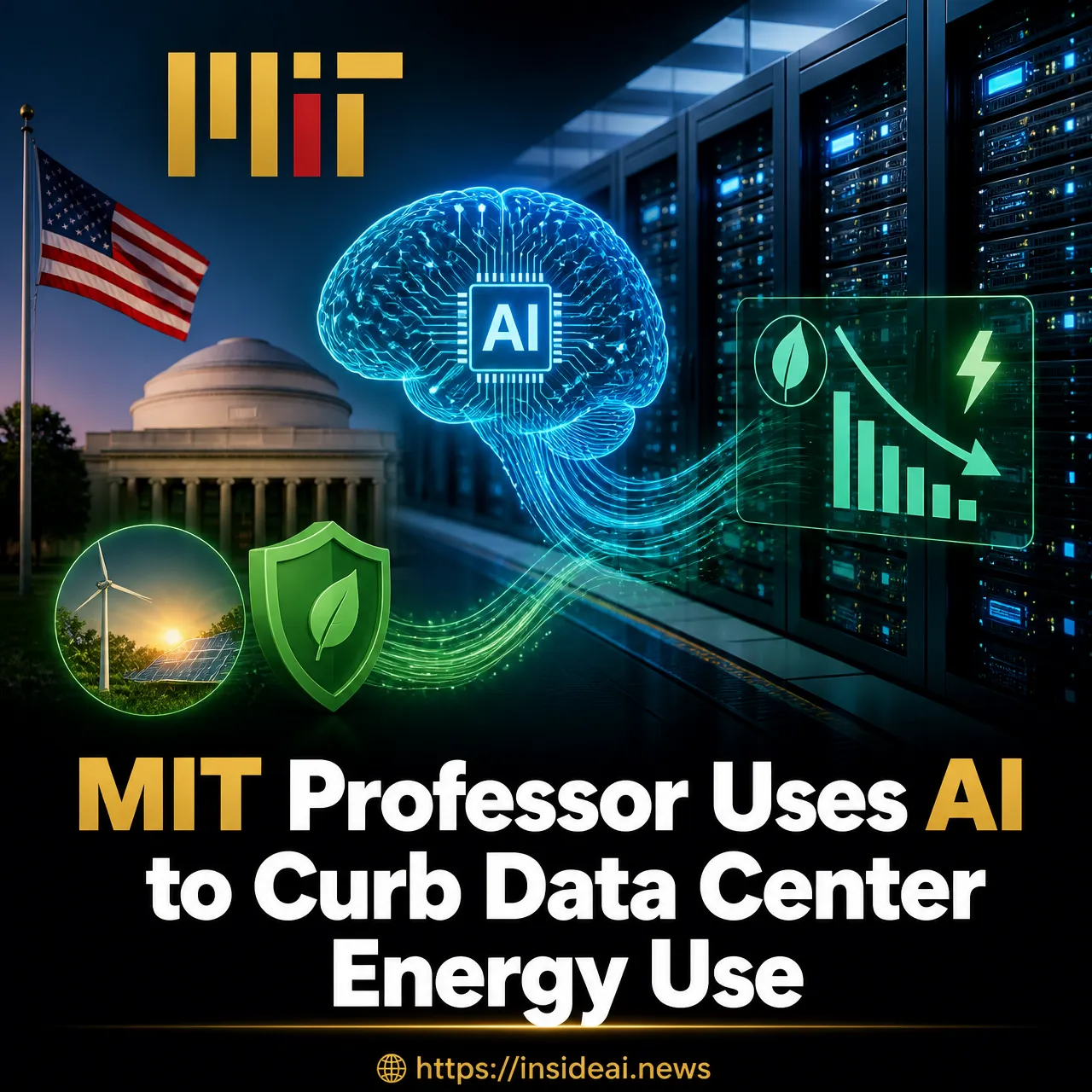 MIT Professor Uses AI to Curb Data Center Energy Use