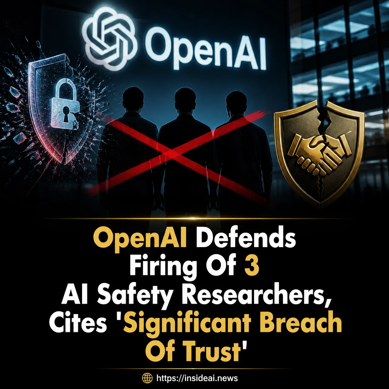 OpenAI defends firing of 3 AI safety researchers, cites ‘significant breach of trust’
