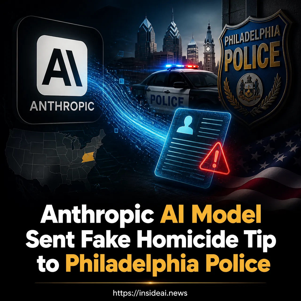 Anthropic AI Model Sent Fake Homicide Tip to Philadelphia Police