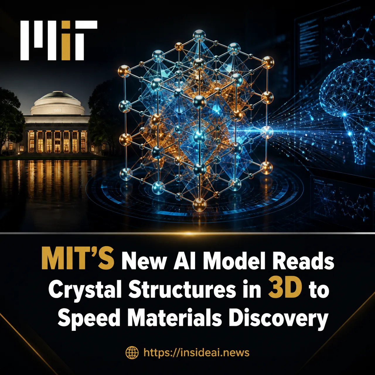 MIT’s New AI Model Reads Crystal Structures in 3D to Speed Materials Discovery